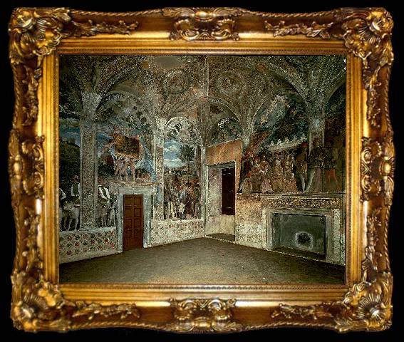 framed  MANTEGNA, Andrea View of the West and North Walls, ta009-2